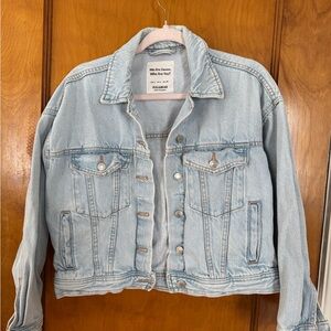 Pull&Bear Light Blue Denim Jacket